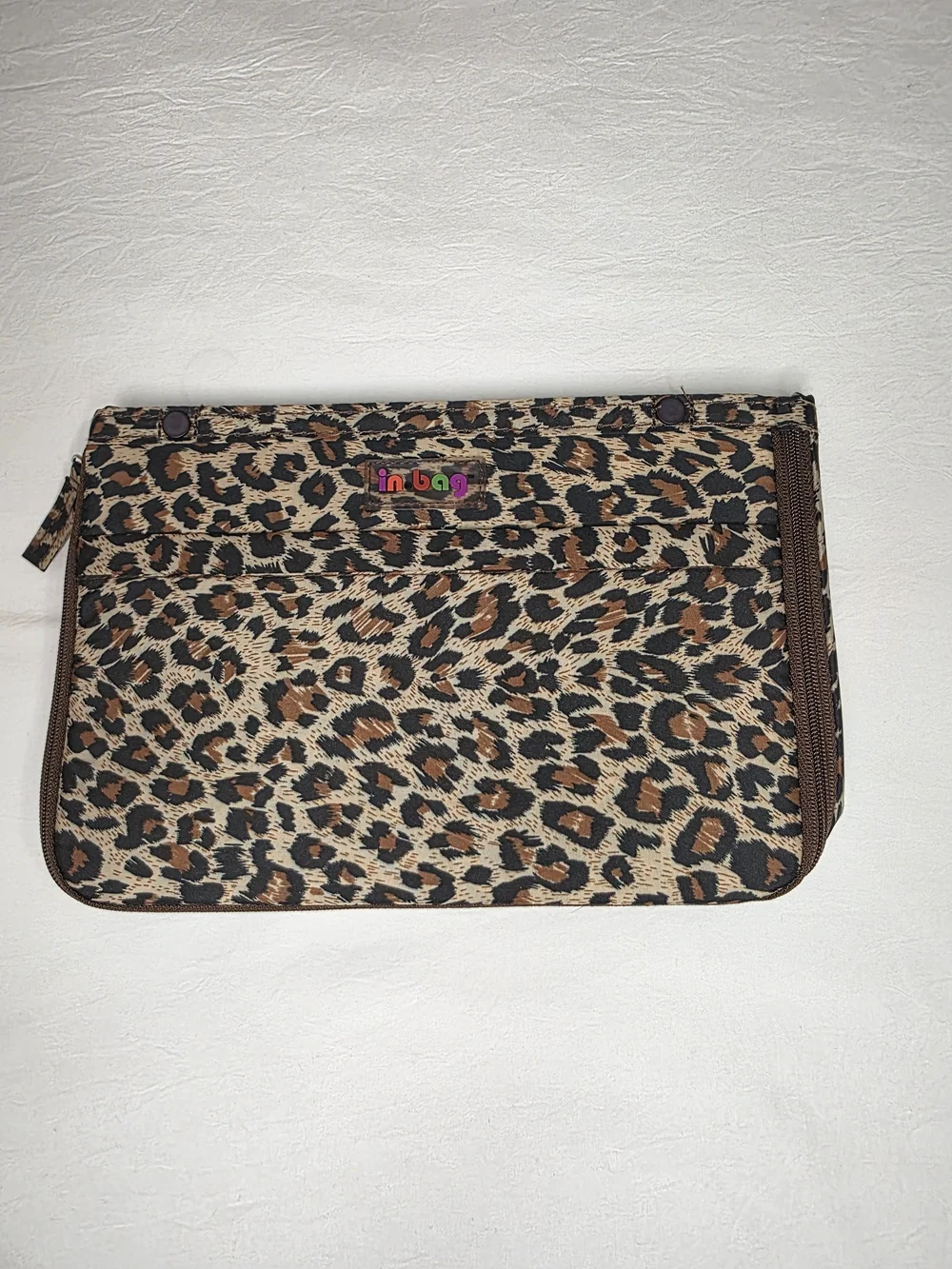 in.bag Leopard Print Ultimate Purse Organizer Insert NWT